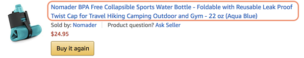 How to Optimize Your Amazon Product Pages product title