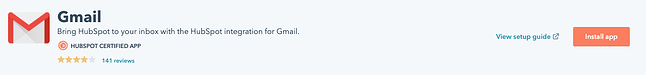 hubspot app marketplace install button