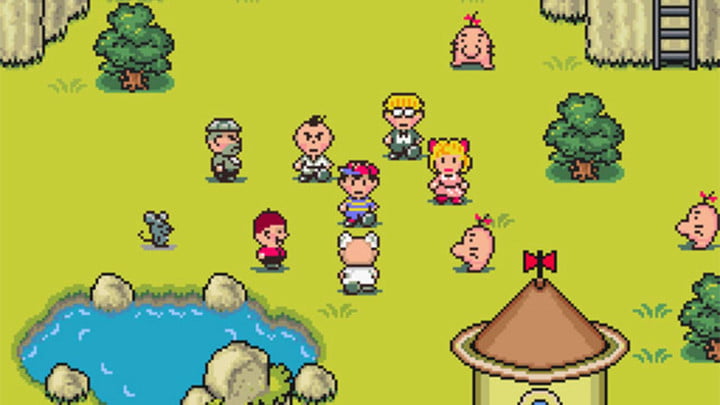 All main party members of Earthbound.