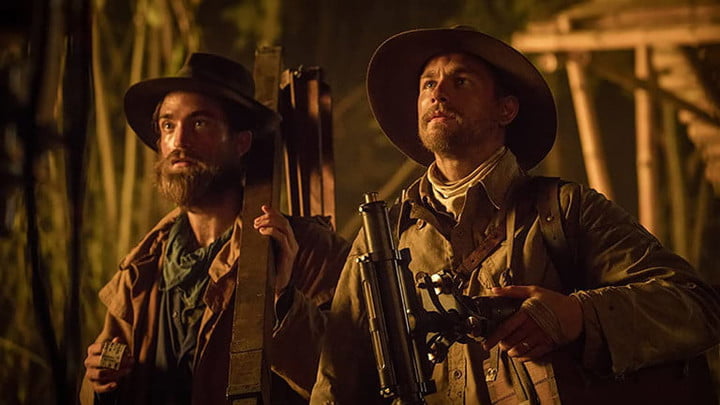 Robert Pattinson and Charlie Hunnam in The Lost City of Z