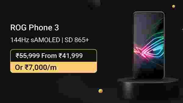 Asus ROG Phone 3 (Black, 128 GB)  (8 GB RAM)