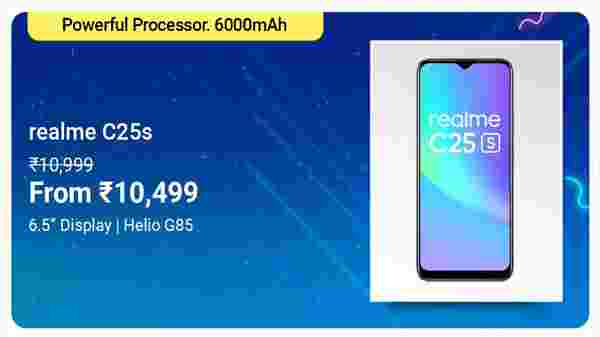 Realme C25s (Watery Grey, 64 GB)  (4 GB RAM)