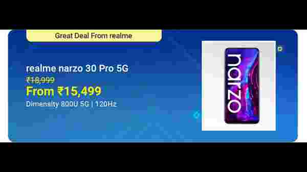 Realme Narzo 30 Pro 5G (Sword Black, 64 GB)  (6 GB RAM)