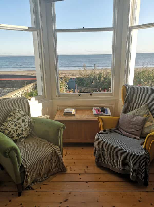A room with a view in Portobello, Edinburgh.