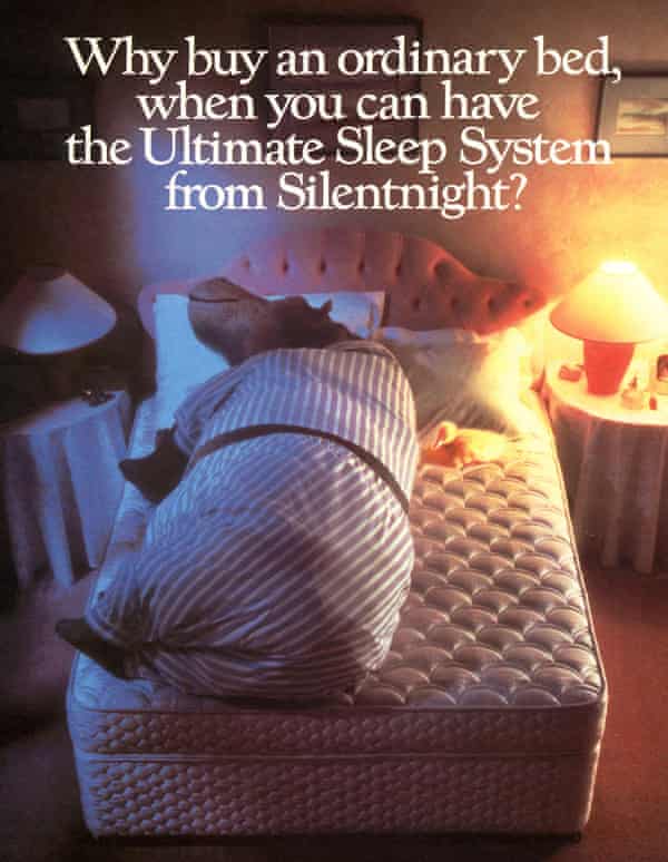 An advertisement for Silentnight beds devised by Mike Dyble; as marketing director, he went on to help secure the 2002 Commonwealth Games for Manchester.