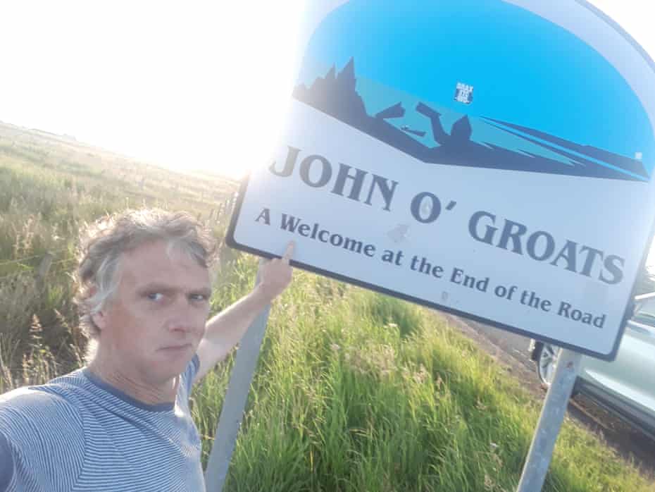 Made it ... Sam at his final destination.