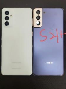 Triple camera setup, 64 MP main cam + OIS (Galaxy S21+ on the right)