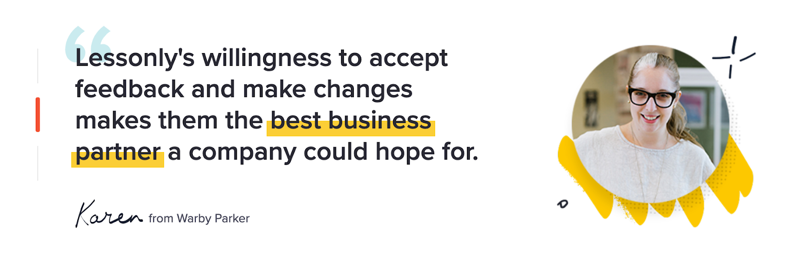 Lessonly website homepage testimonials and reviews