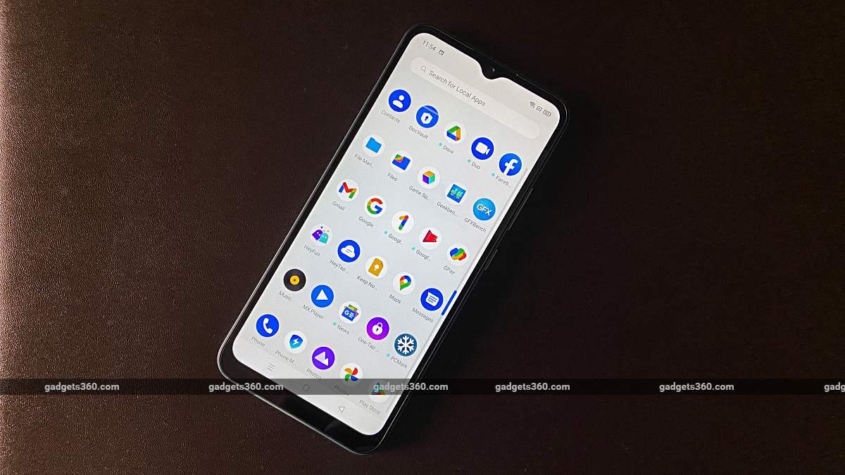 Realme C21 front software ndtv RealmeC21  Realme