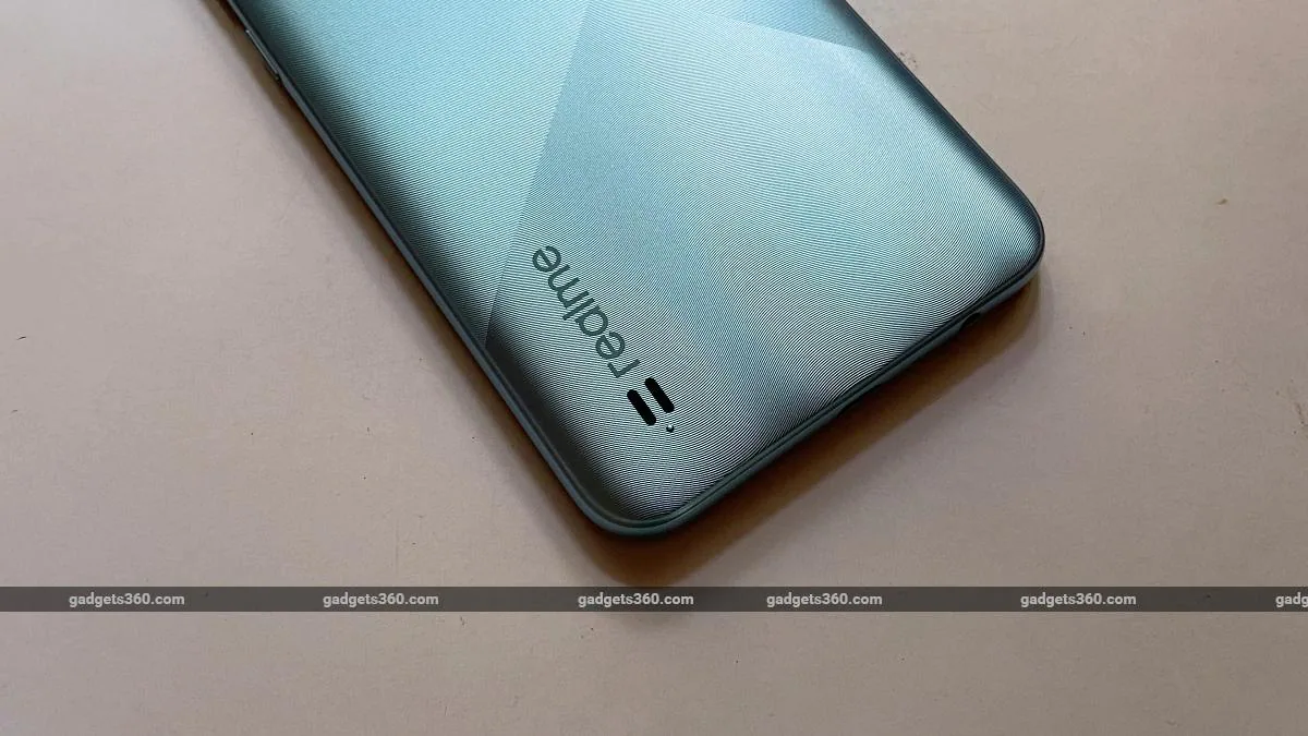 Realme C21 rear speaker ndtv RealmeC21  Realme