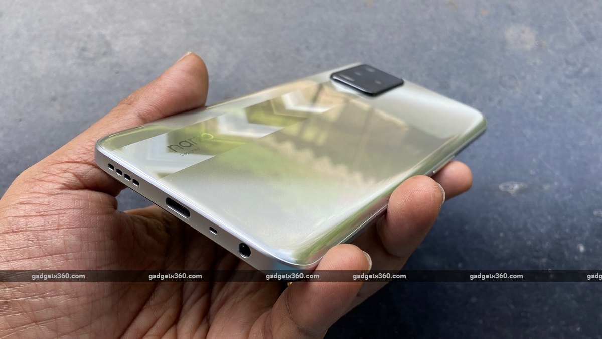 Realme Narzo 30 5G back ports ndtv RealmeNarzo305G  Realme