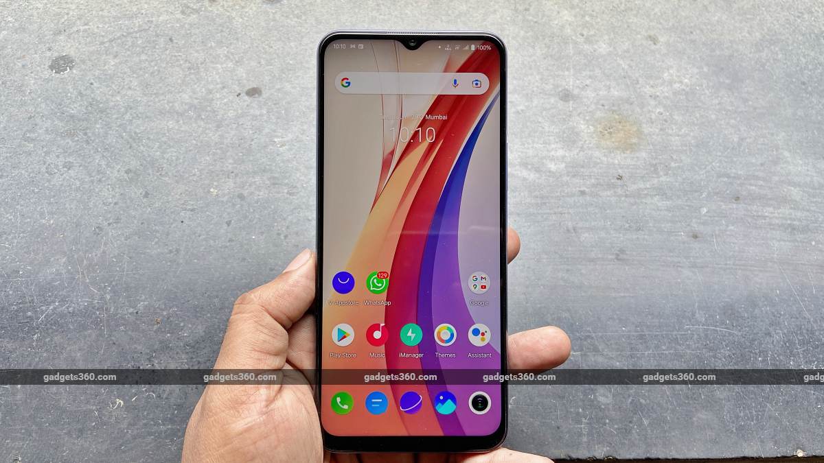 iQoo Z3 front display design ndtv iQooZ3  iQoo