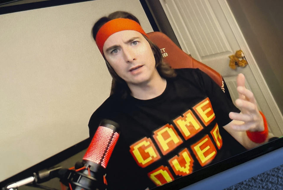 WallStreetBets trader, Keith Gill, a.k.a. 'Roaring Kitty', appears to have purchased 50,000 more shares of GameStop on 2/21/21. (Photo by STRF/STAR MAX, AP)